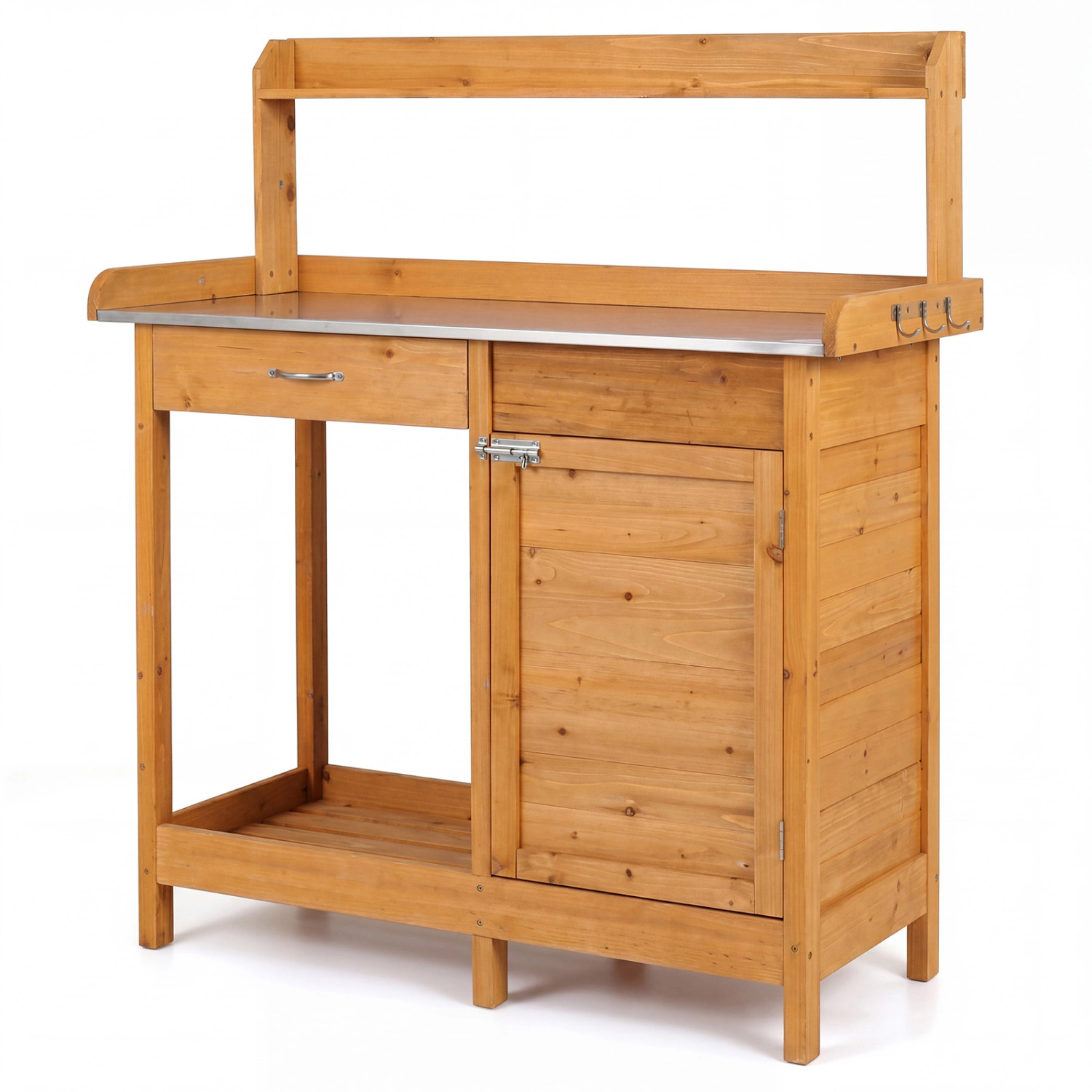 LJG Outdoor Garden Wooden Work Station Potting Bench
