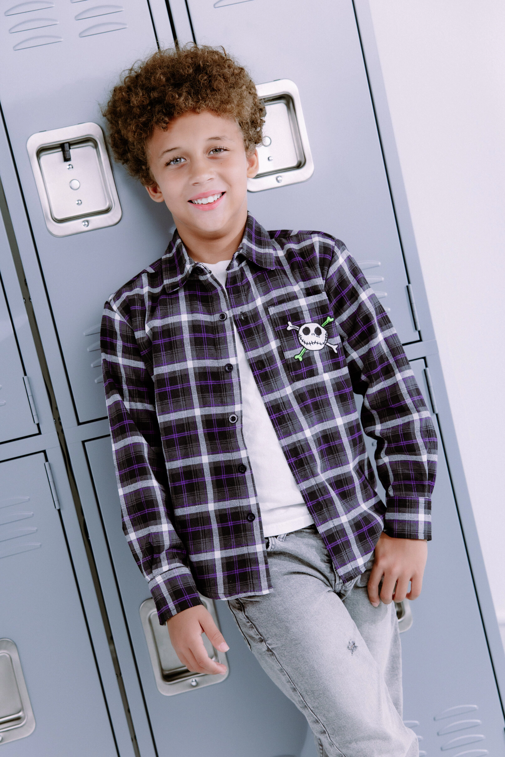 Disney Boys' Long Sleeve Button Down Shirt