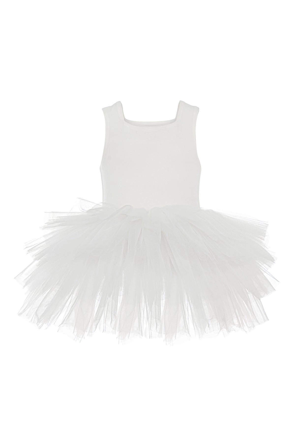 Mini Celebrities Girls White Lily Tutu Dress