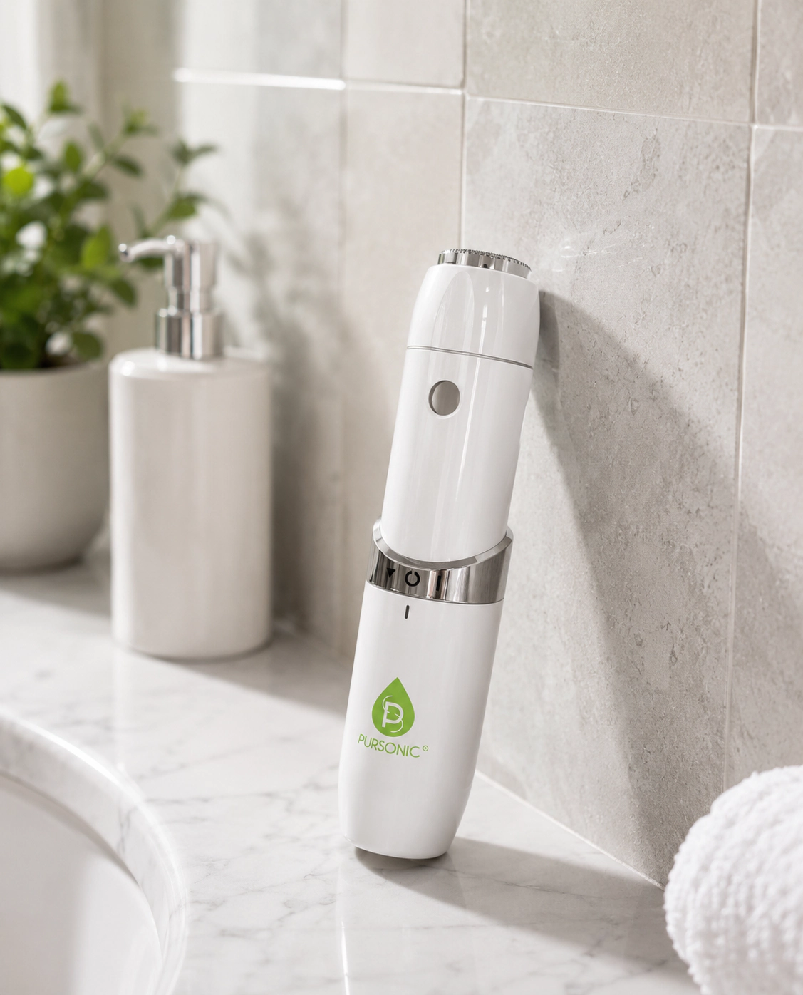 Pursonic Women's Painless Electric Facial Hair Remover Shaver Claudine Collection