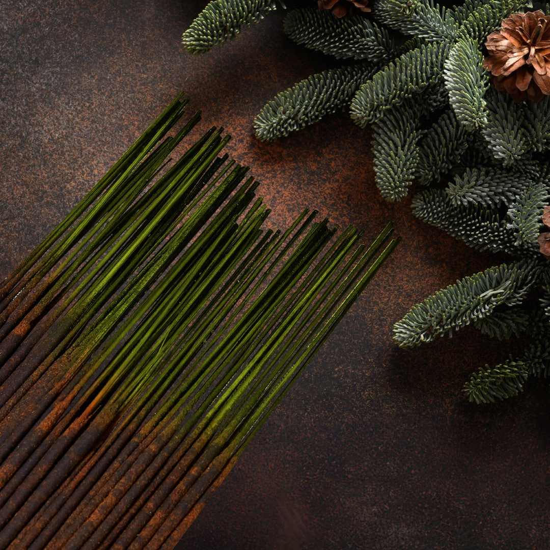 Wild Berry Evergreen Incense Sticks - 100 Count Hand-Dipped 11" Aromatic Incense