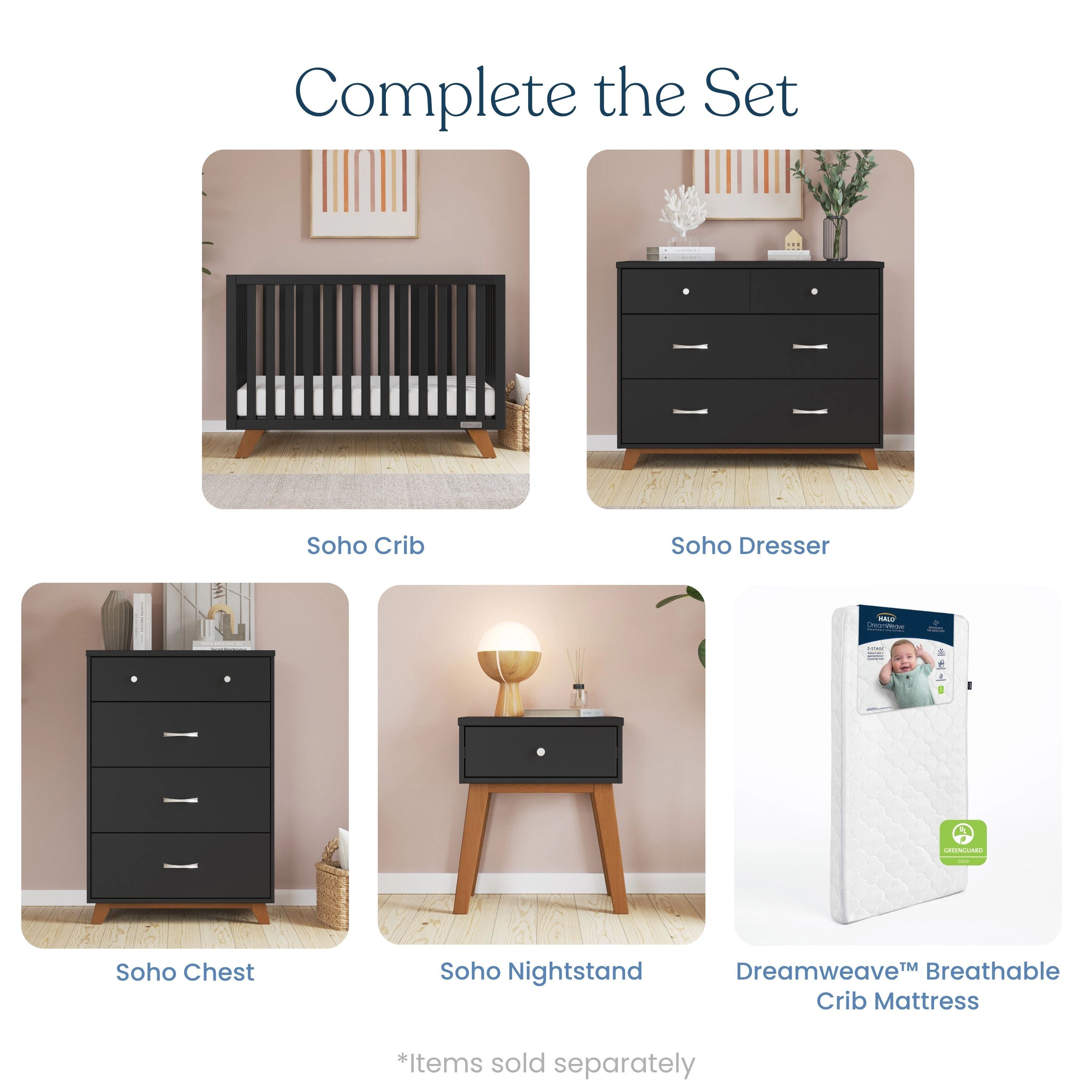 Soho 4-in-1 Convertible Crib