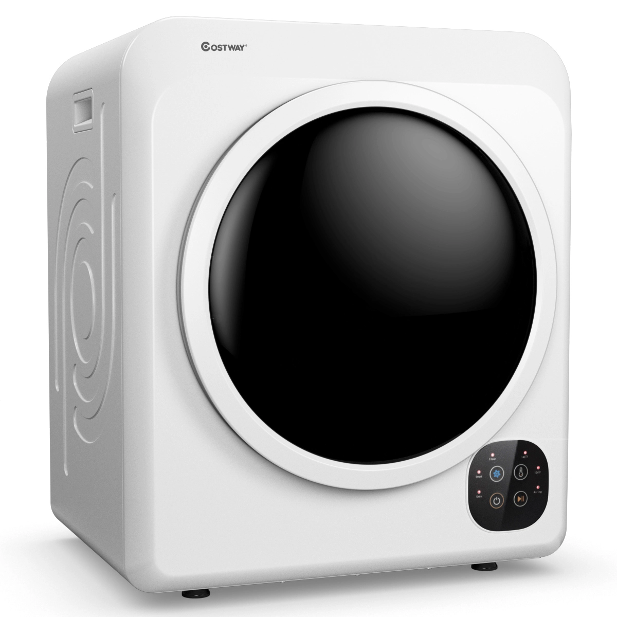 LJG 1700W Electric Dryer Portable Tumble Dryer with Steel Tub