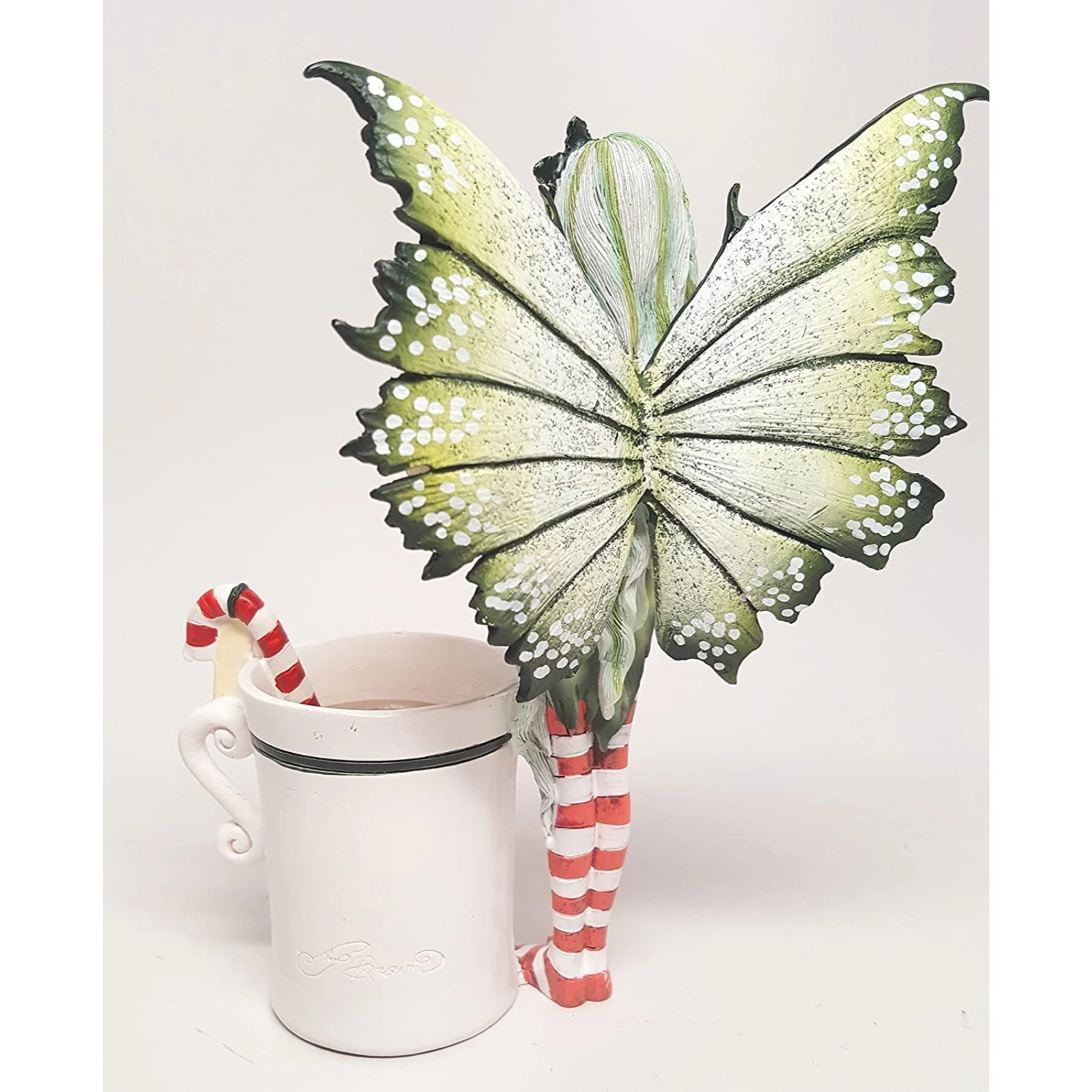 Pacific Giftware Amy Brown Christmas Cup Fairy Dragon Fantasy Art Figurine Collectible 5.75 inch
