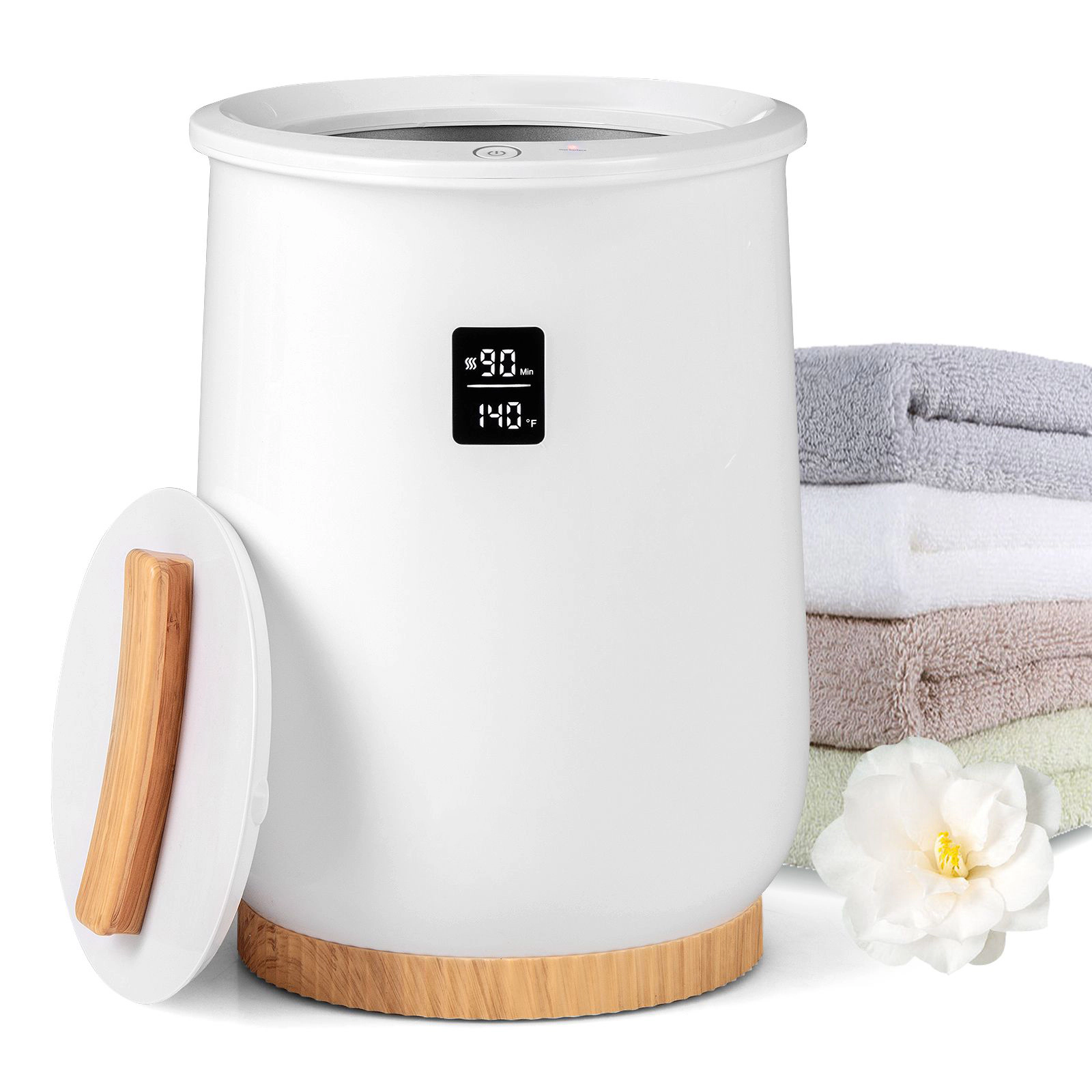 SlickBlue Large Towel Warmer Bucket, 20L, LED Display, 450W