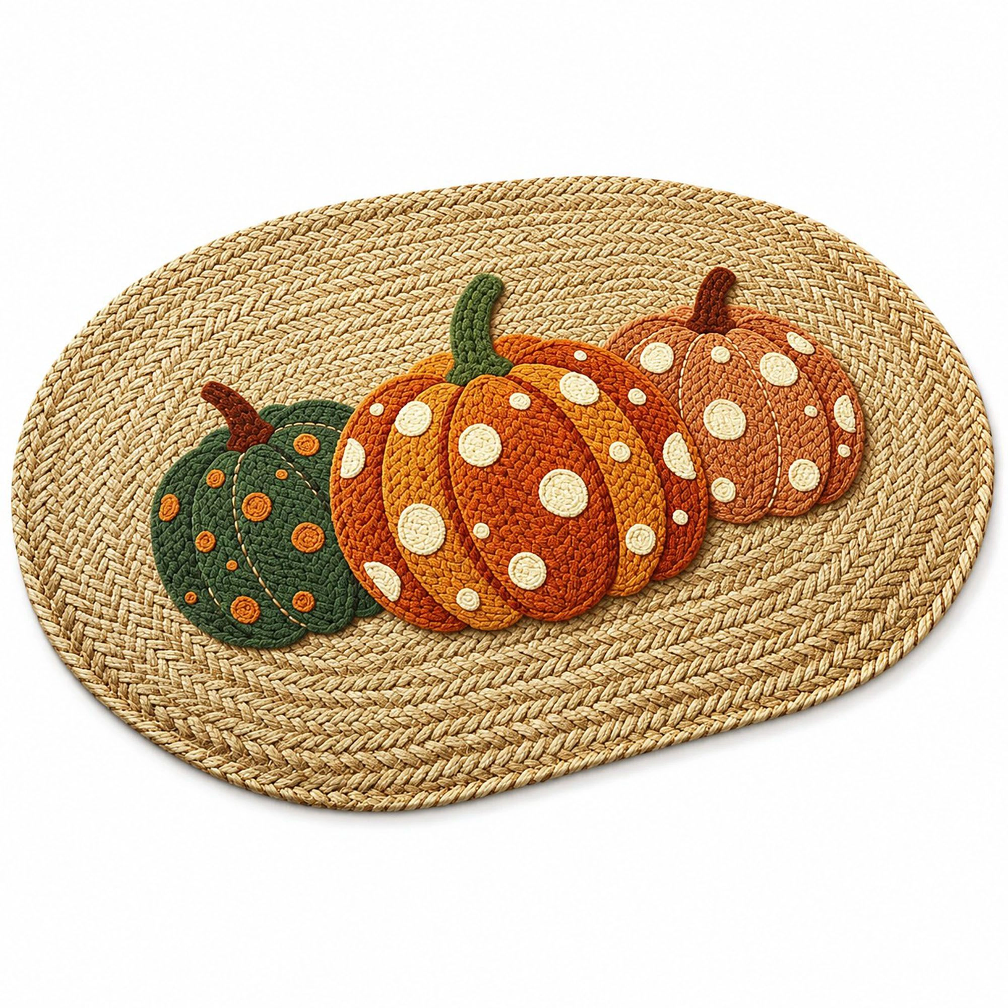 Alilang Unisex Fall Pumpkin Bath Mat Soft Absorbent Accent Rug 15.7 x 23.6 Inches
