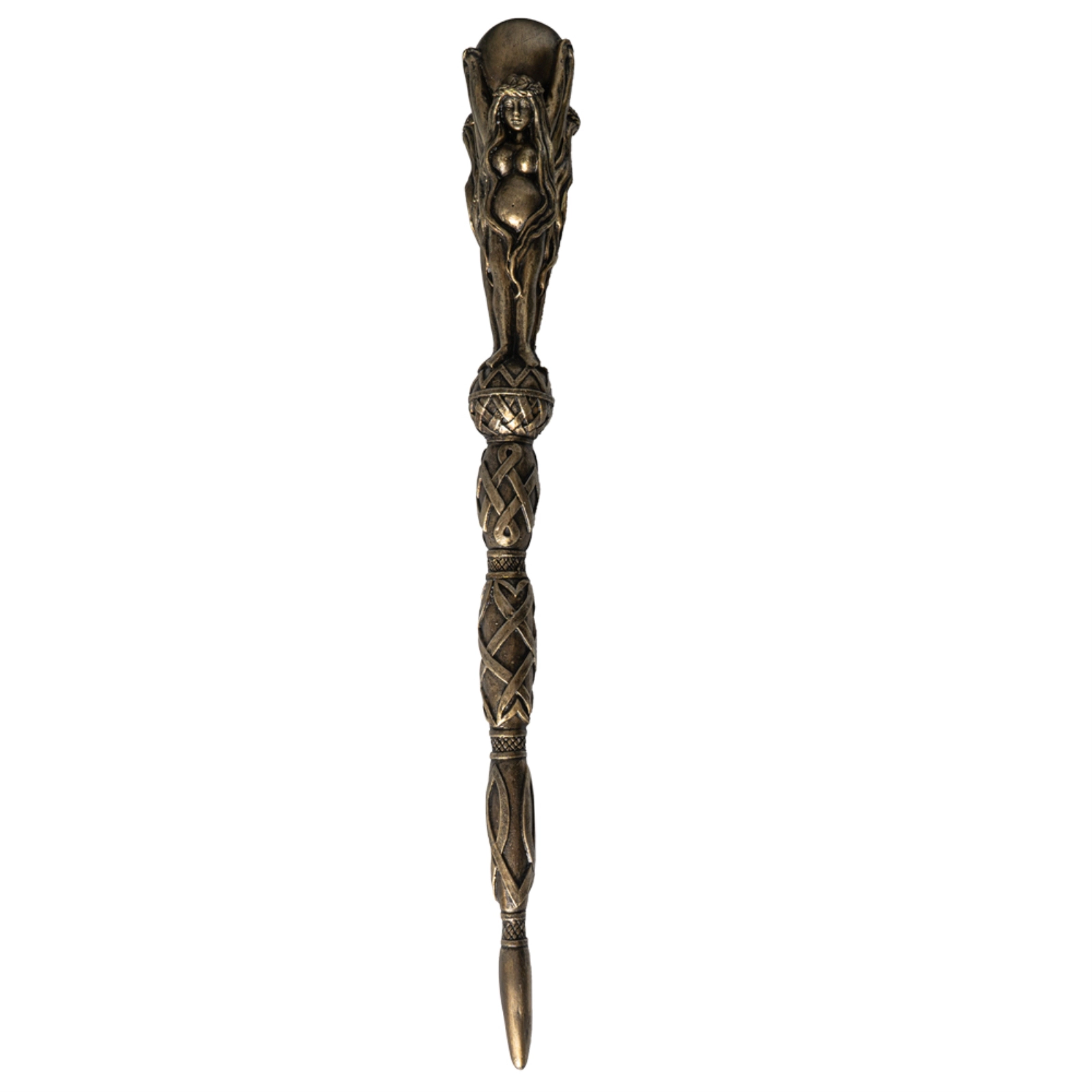 Pacific Giftware Triple Goddess Mystical Wand Three Sided Mother Maiden Crone Handle Magic Accessory 14 inch