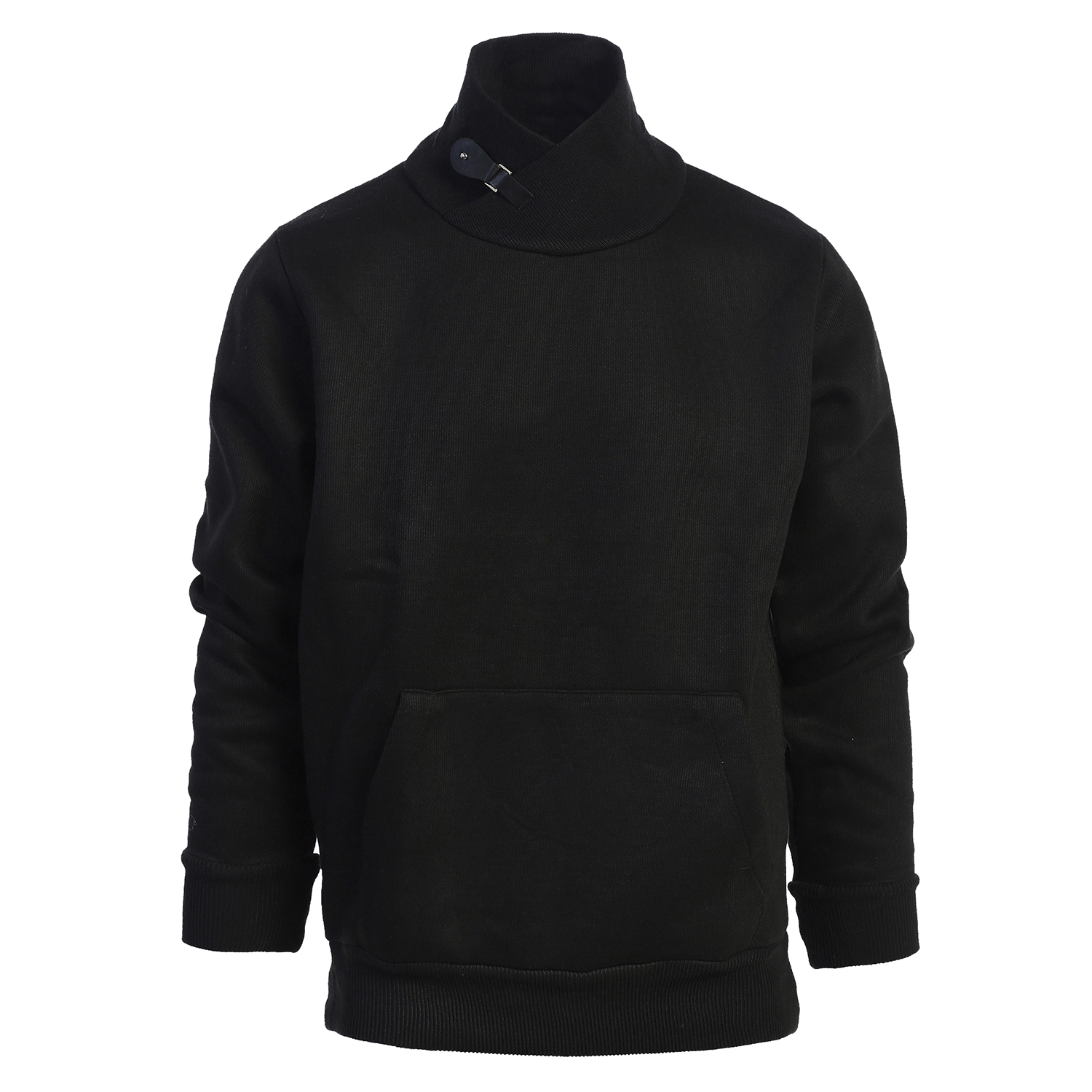 Gioberti Men's Knitted Turtleneck Collar Pullover Sweater with Soft Brushed Flannel Lining