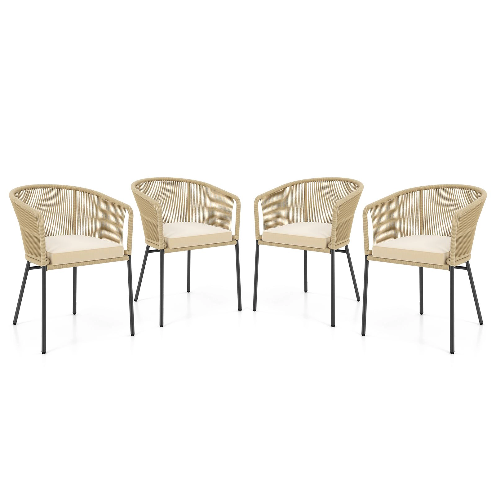 SlickBlue Comfortable Accent Chair with Soft Cushion and Metal Frame Support