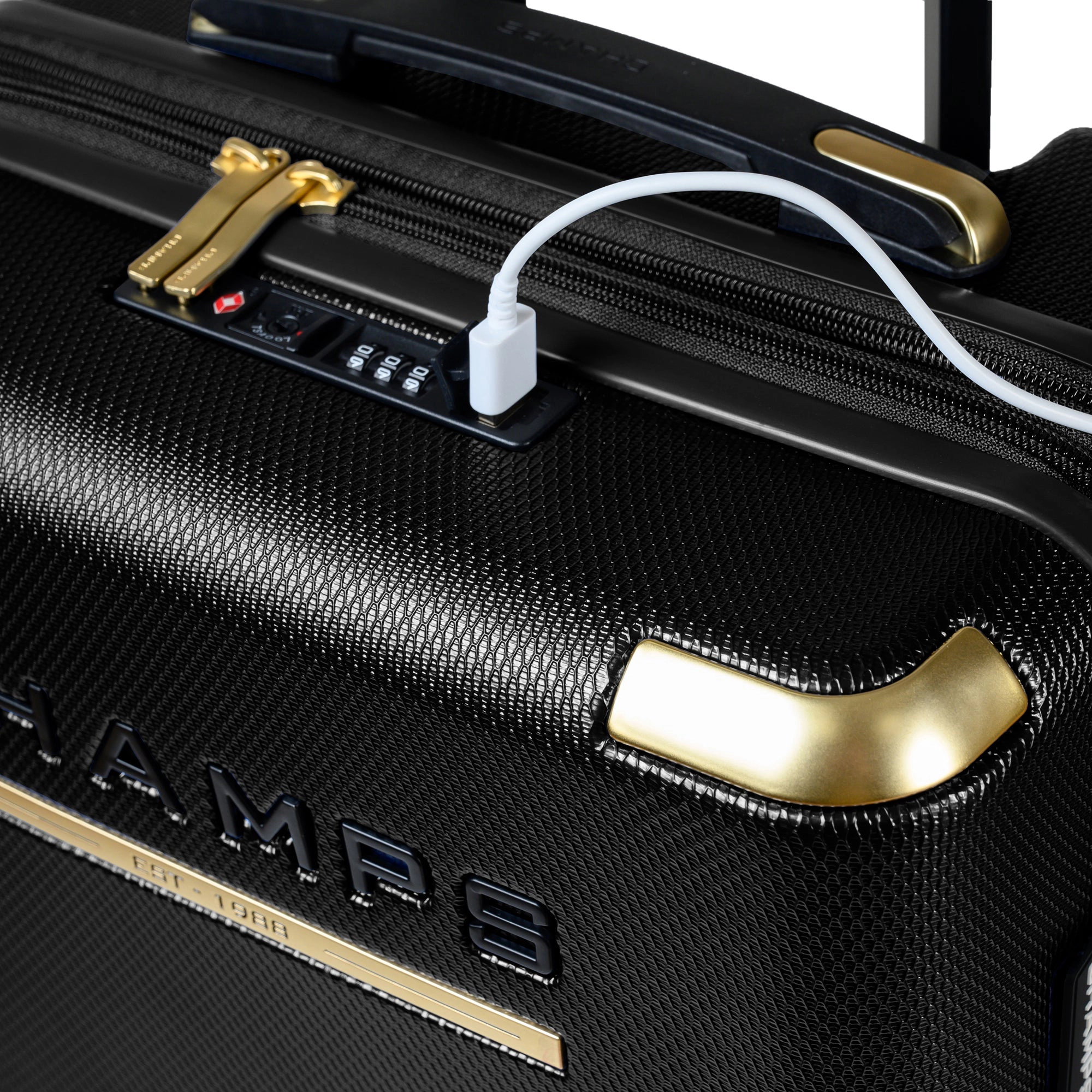 CHAMPS Luxe II Collection 3-piece Hardside Luggage Set