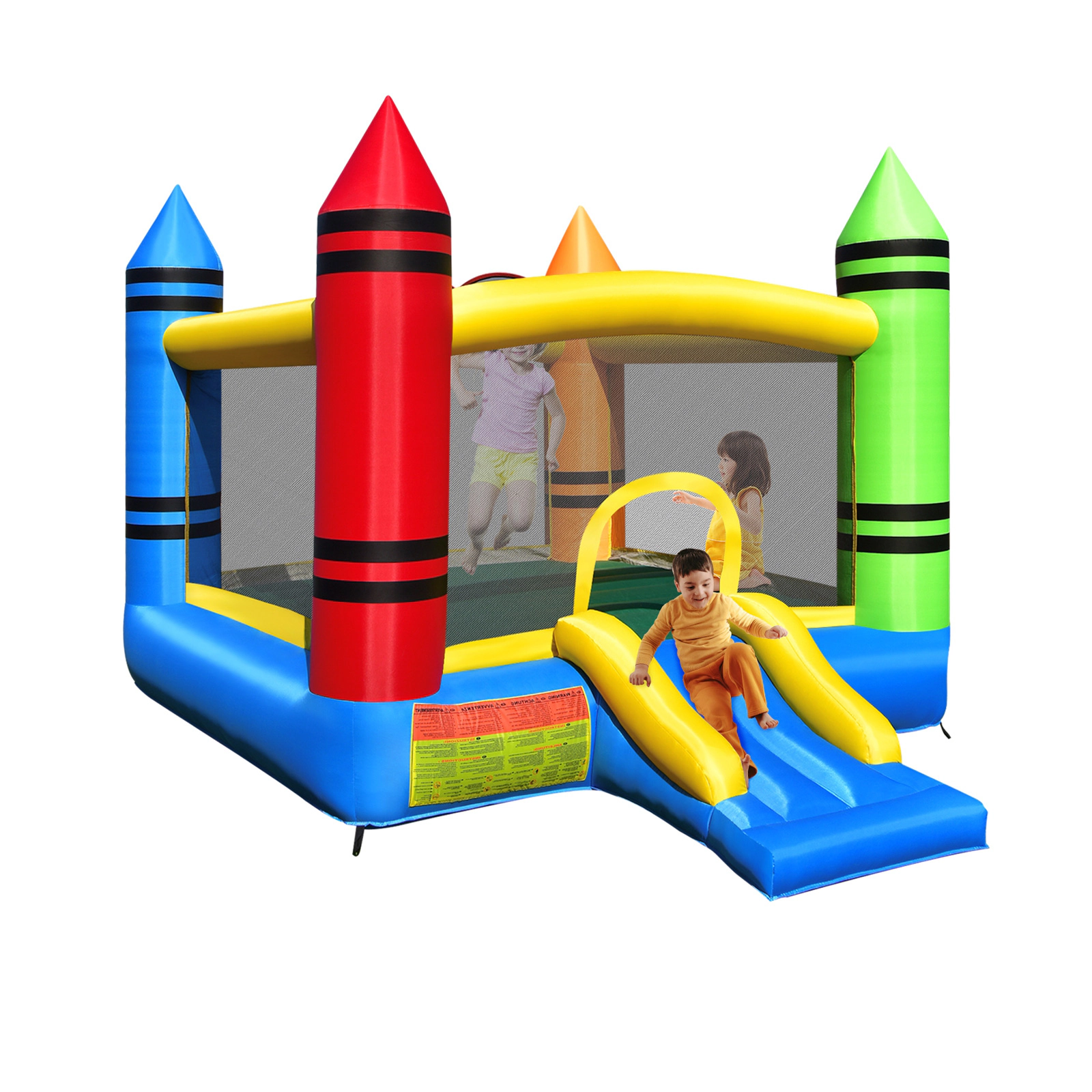 SUGIFT Slide and Ball Pit Blower Not Included Kids Inflatable Bounce House
