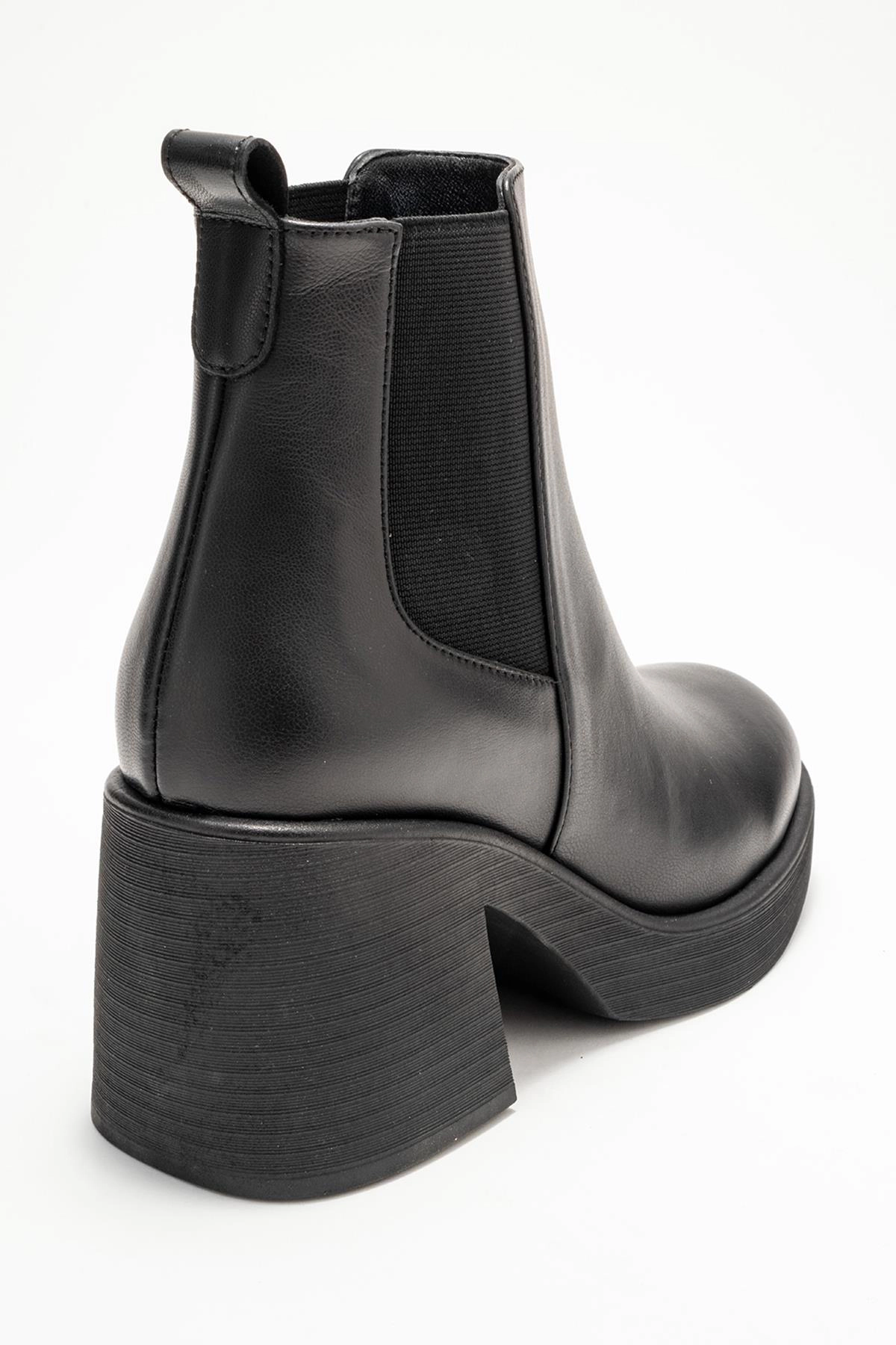 Forever & Always Womens Lysa Leather Platform Boots
