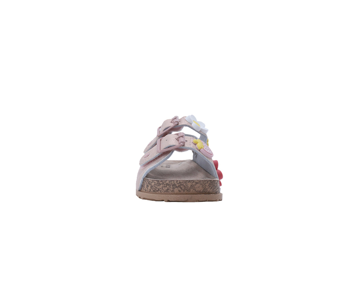 bebe Toddler Girl's Buckle Strap Sandals with Back