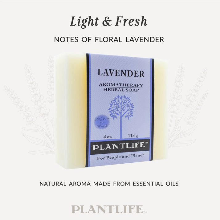 Plantlife Lavender Aromatherapy Herbal Soap