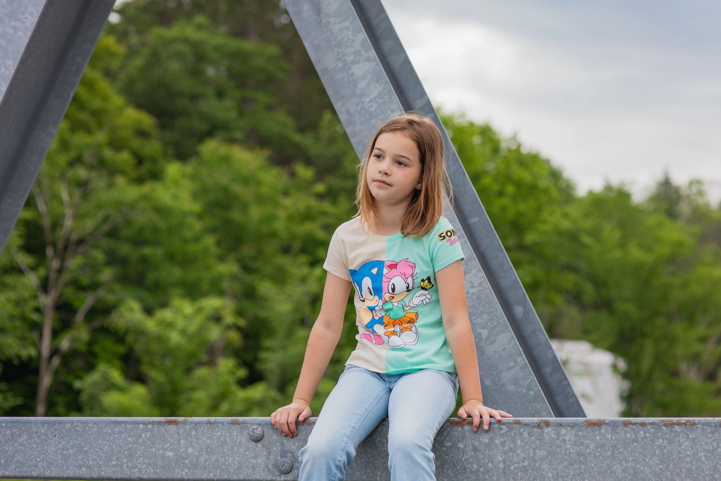 SEGA Sonic the Hedgehog Girls' 2-Pack T-Shirts