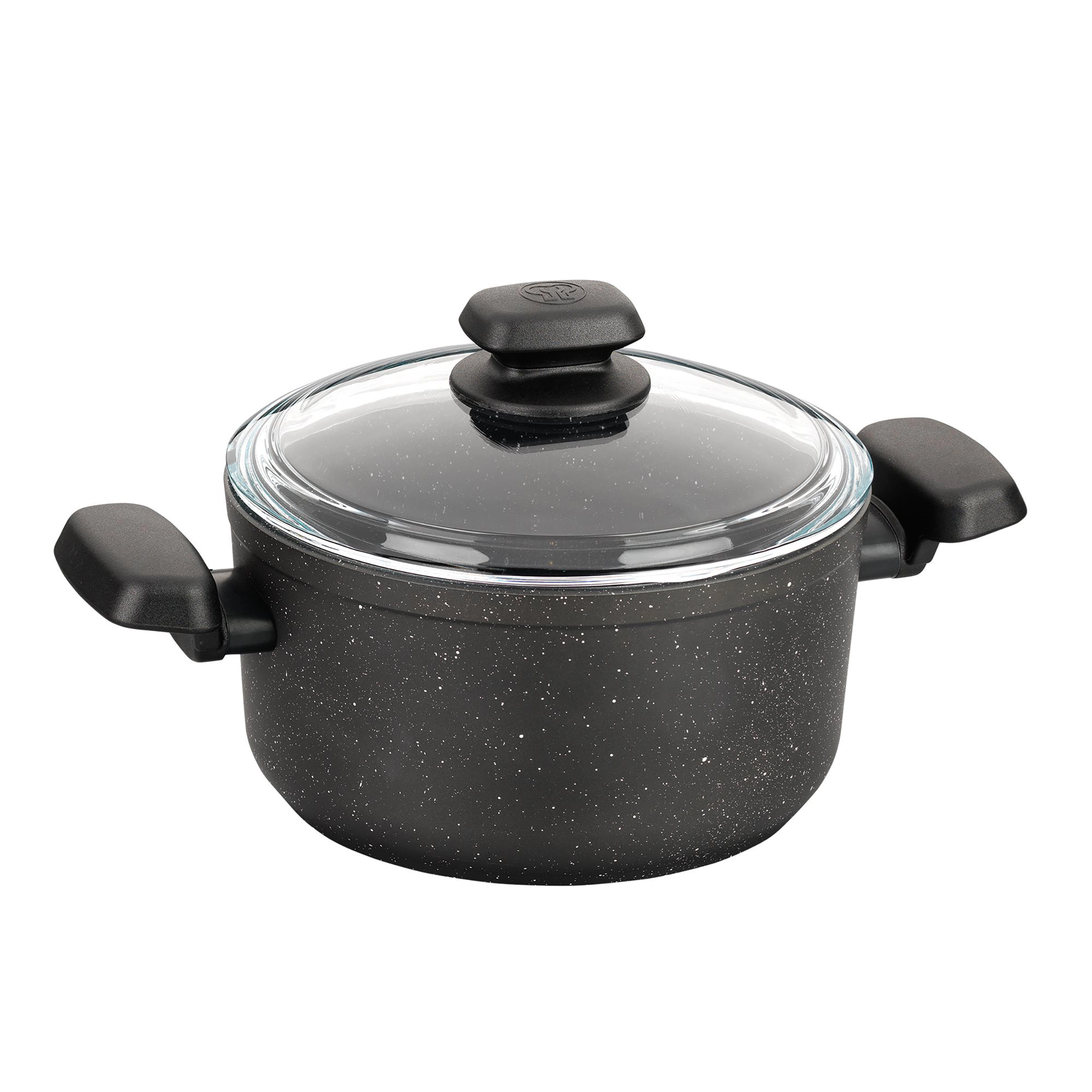 Korkmaz Ornella 2 Piece Liter Aluminum Nonstick Casserole Dish with Lid