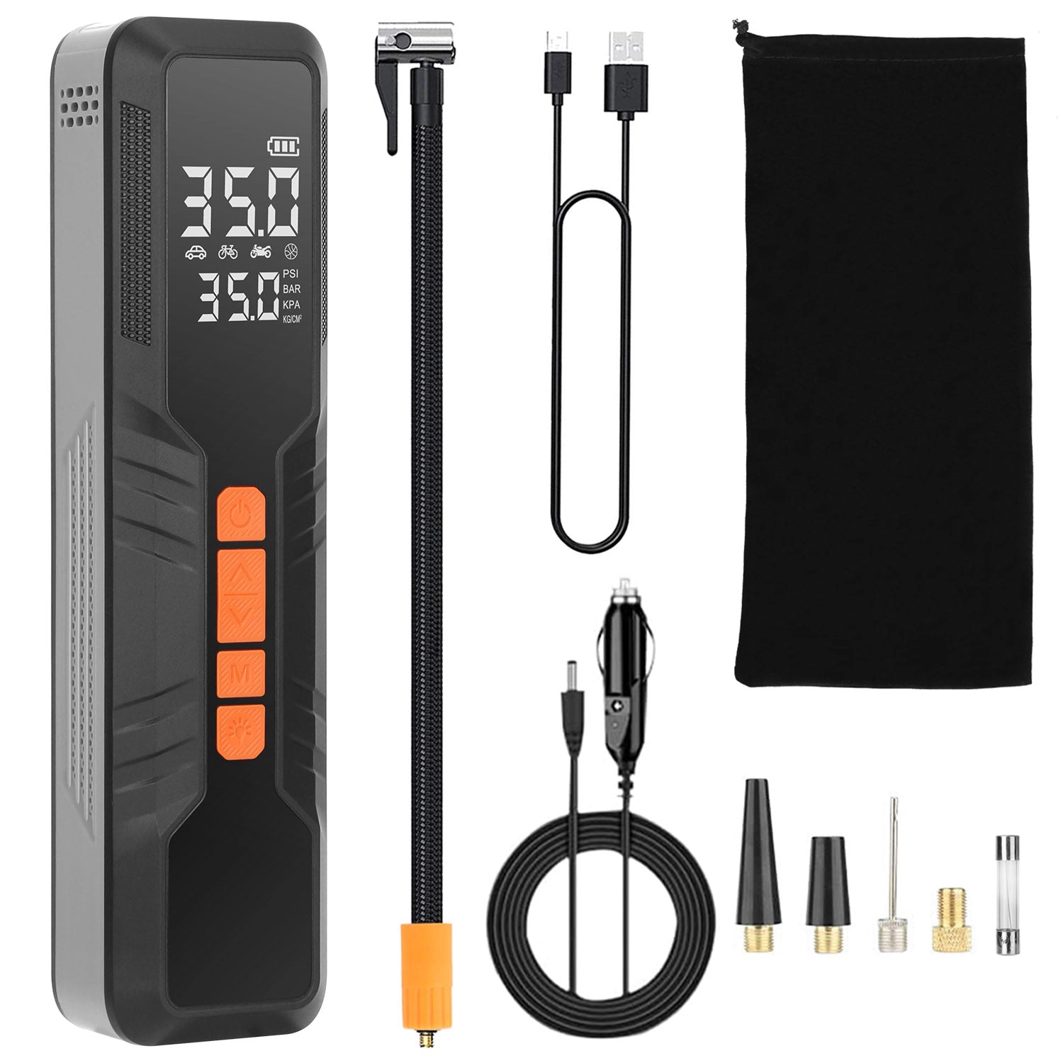 GBruno 150PSI Digital Tire Inflator Air Compressor