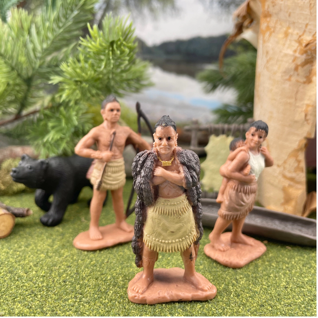 Safari Ltd. - Powhatan Indians TOOB - contains 11 Mini Figurines