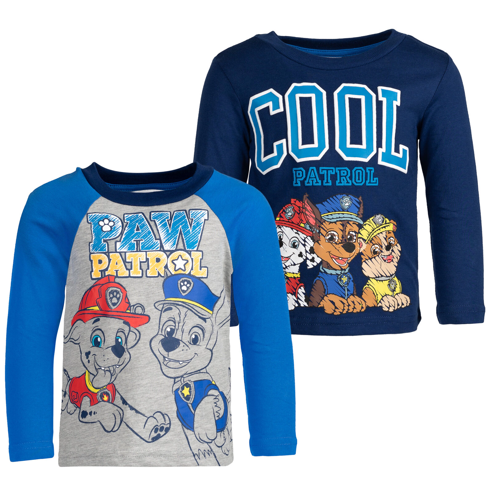 Paw Patrol Boys' 2-Pack Long Sleeve T-Shirts