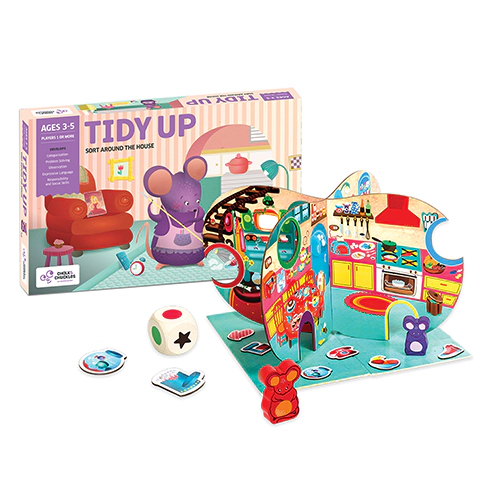 Chalk & Chuckles Tidy Up Matching & Sorting Game - 1-2 Players