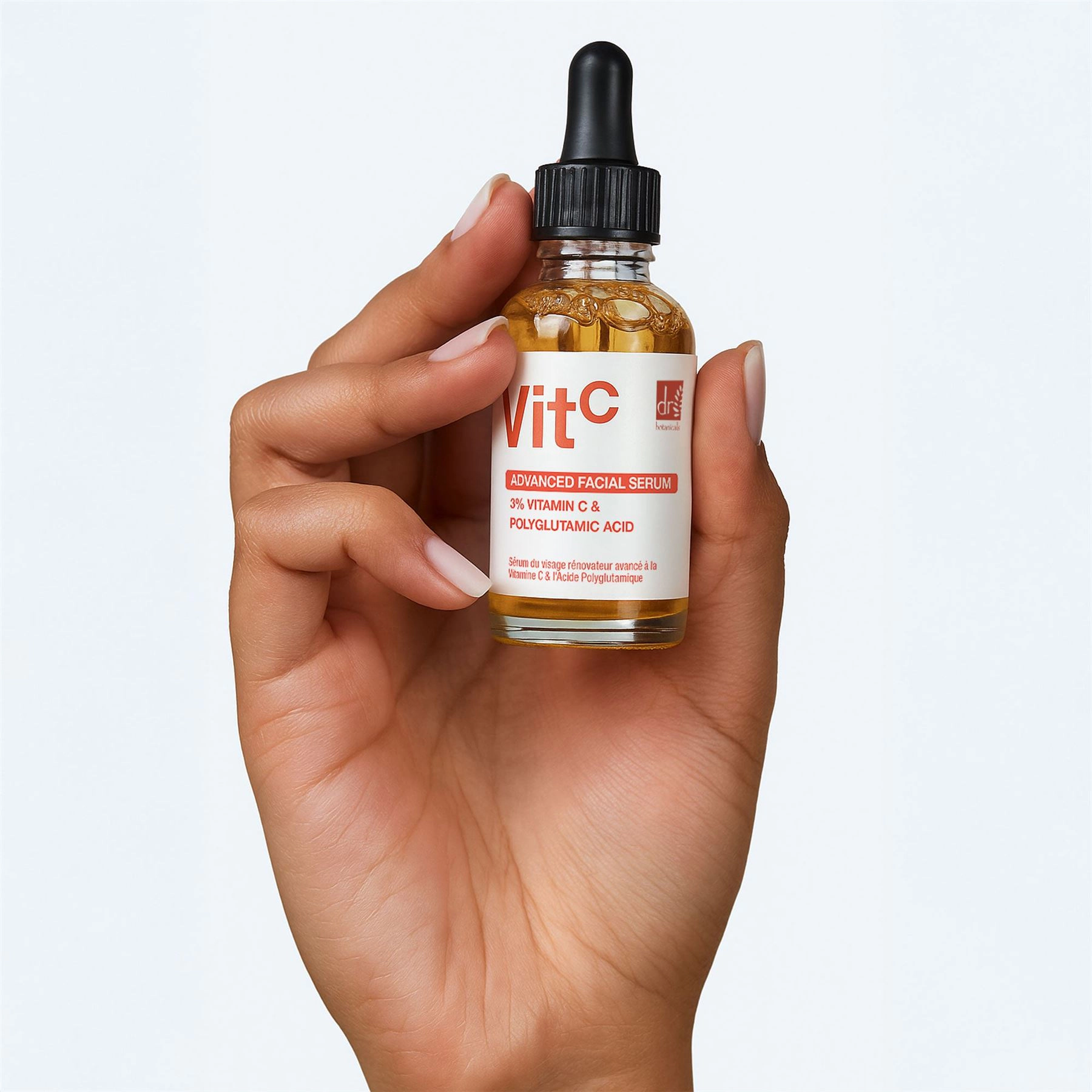 Dr Botanicals Advanced Facial Serum 3% Vitamin C with Polyglutamic Acid 30ml