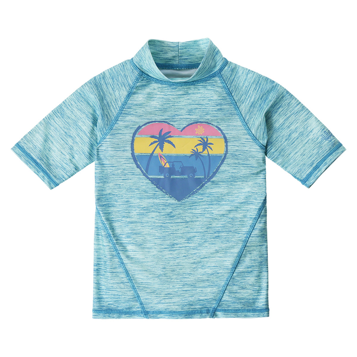 UV Skinz Girl's Short Sleeve Sport Sun & Swim Shirt