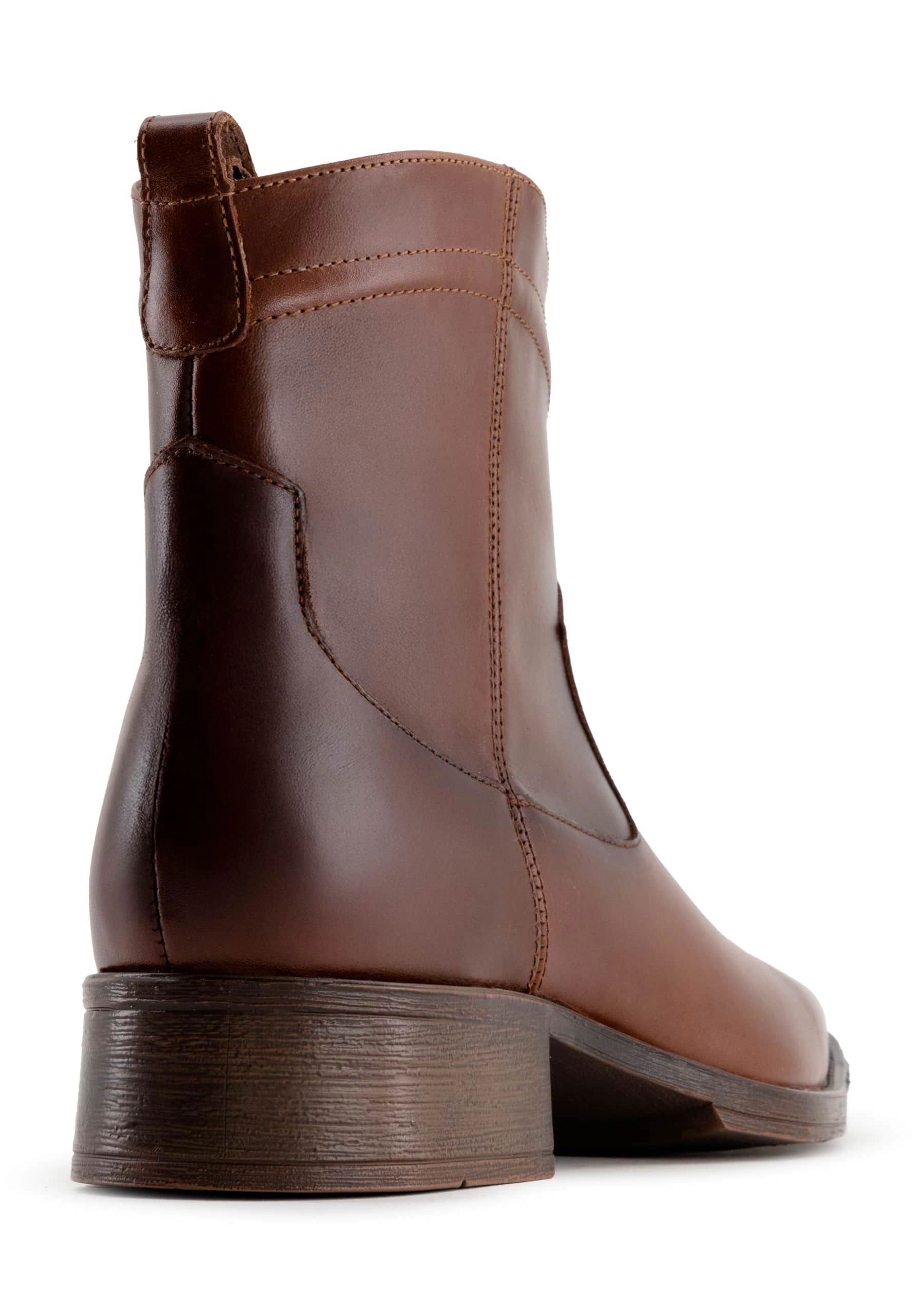Andrea Men Leather Low Boot