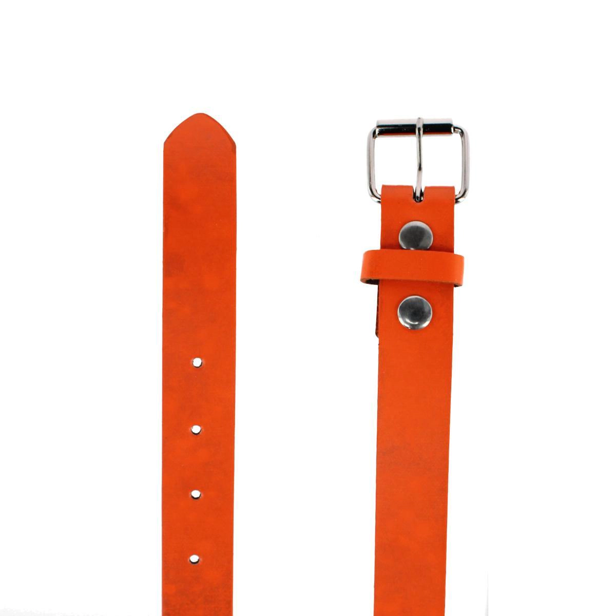 CTM® Kids' Solid Bold Color Belt with Roller Buckle