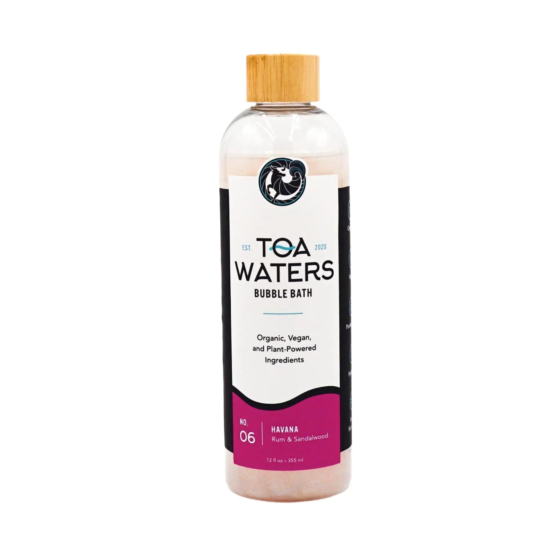 TOA Waters Unisex Bubble Bath - Havana - Rum and Sandalwood