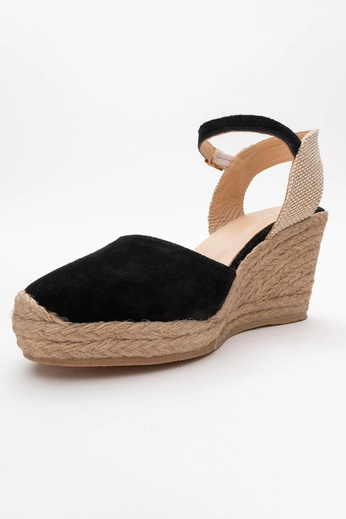 Forever & Always Womens Sinta Suede Leather Platform Espadrille
