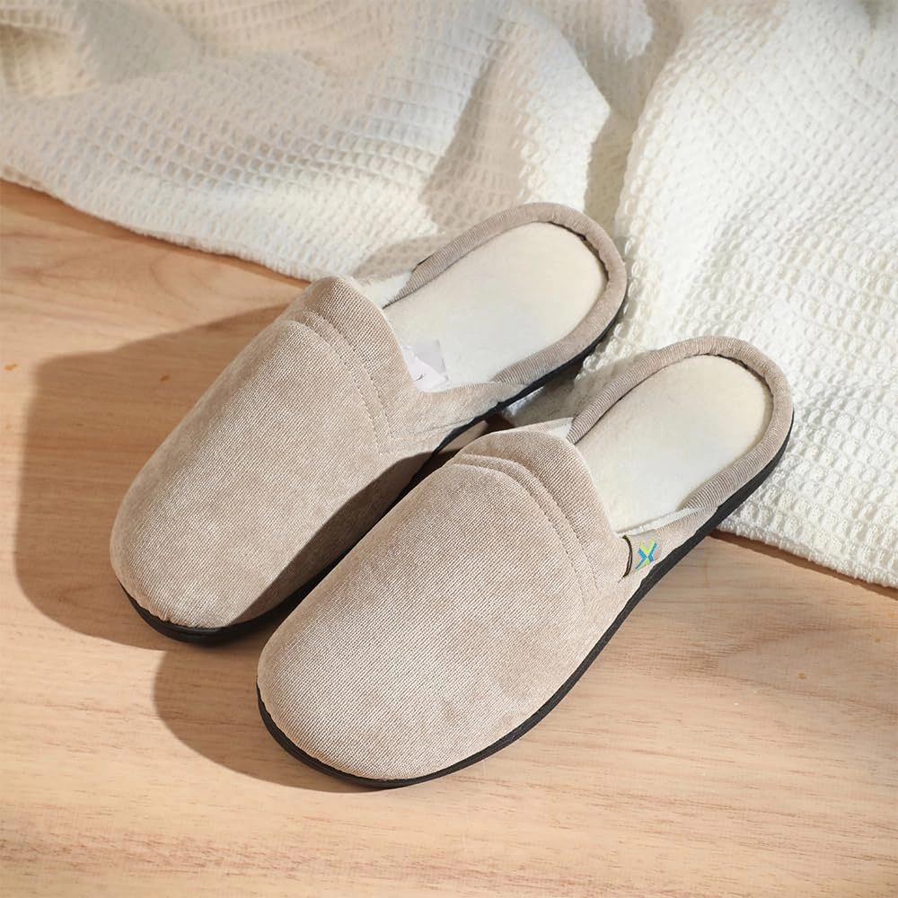 Roxoni Women’s Memory Foam Clog Slippers – Soft & Comfortable House Shoes