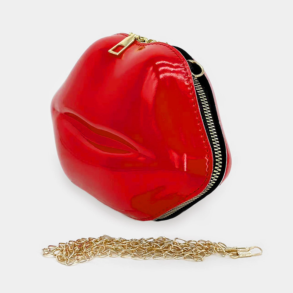 FASHNZFAB Lip Shape Clutch/Crossbody Bag
