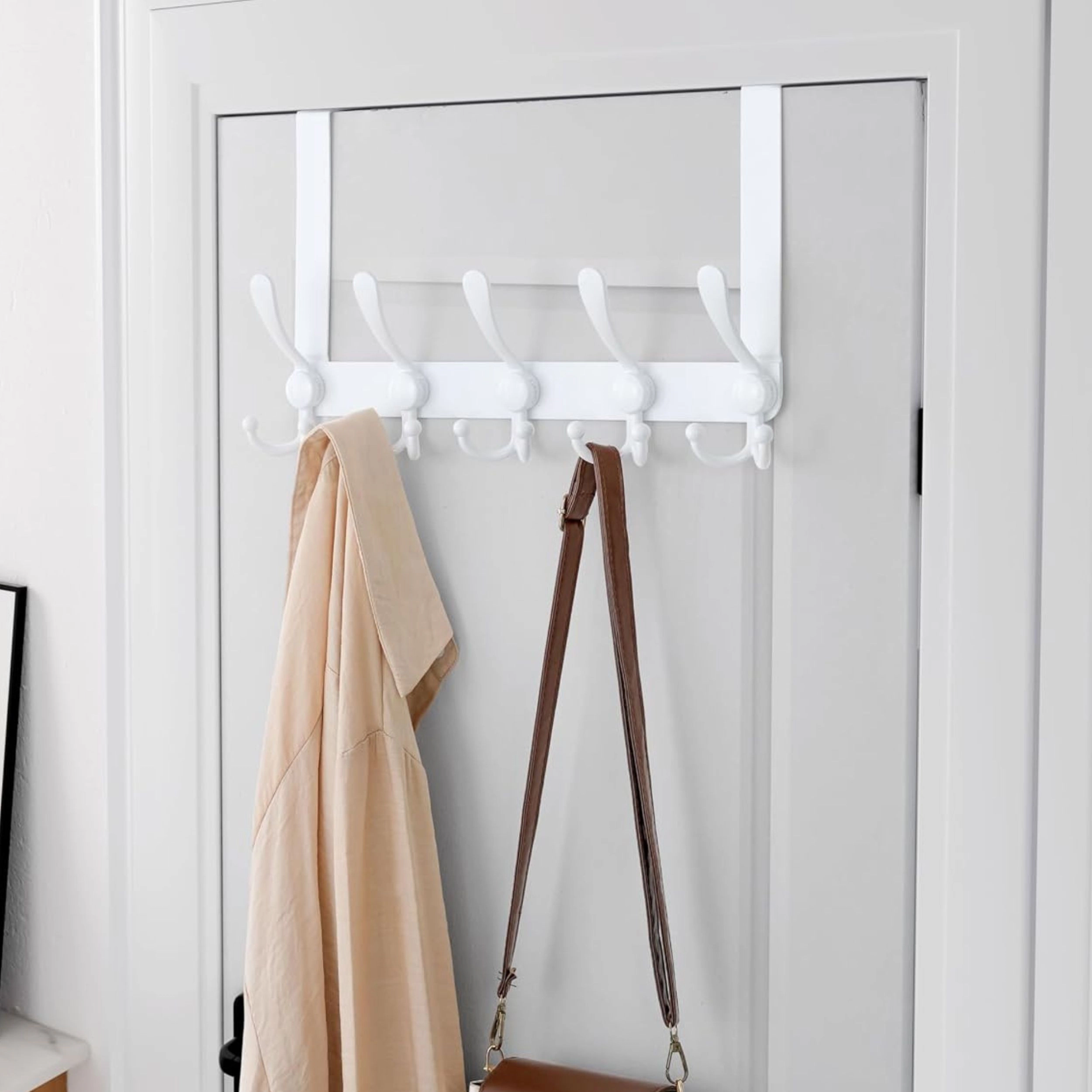 Stock Preferred Over Door Hook 2.0 Heavy Duty Stainless Steel 5 Tri Hanger Rack