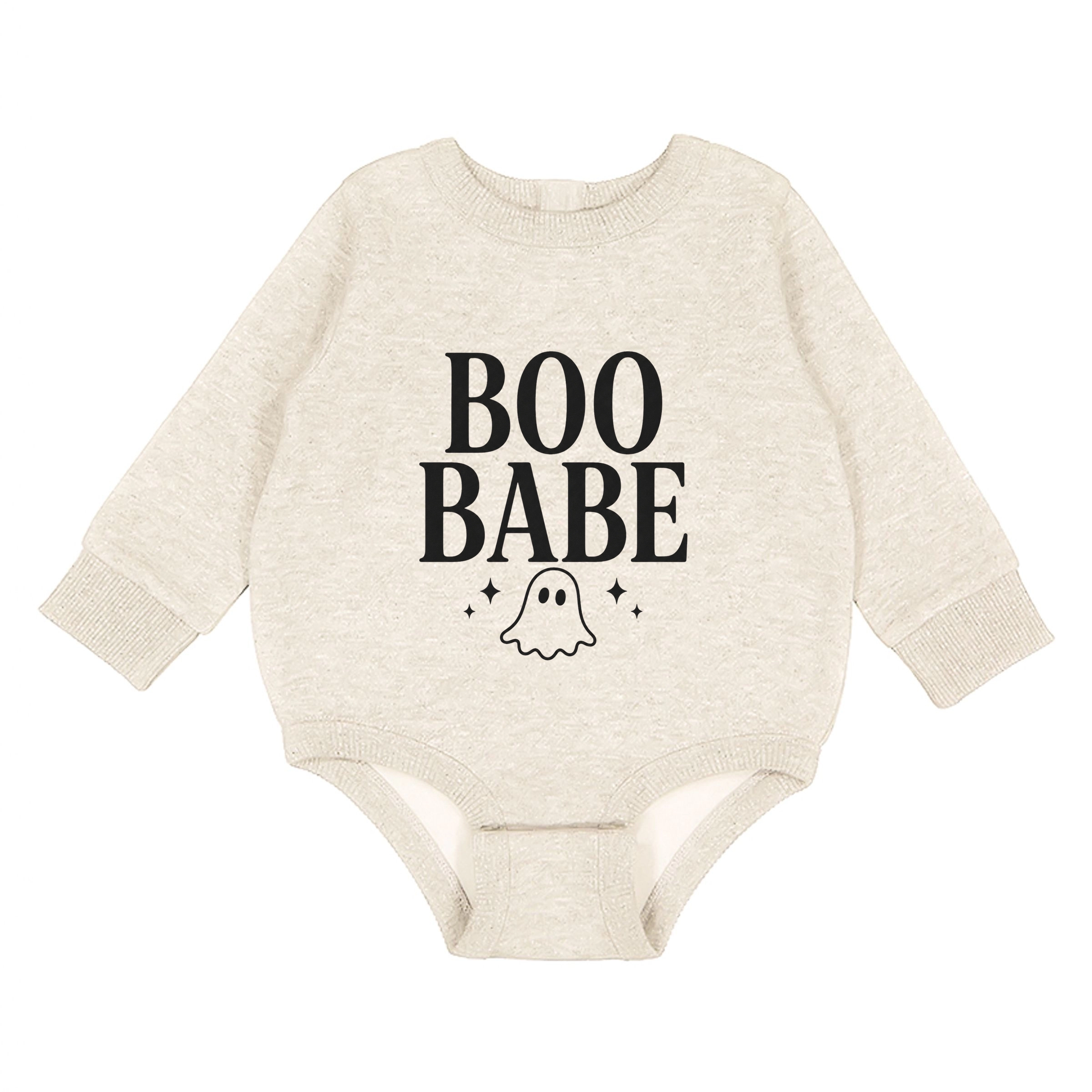 The Juniper Shop - Infant Fleece BodySuit Boo Babe Ghost