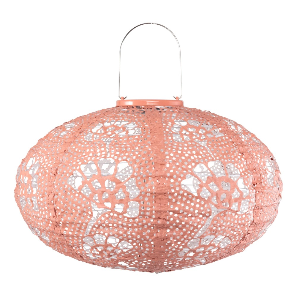 Allsop Home & Garden Stella Luxe Oval Yarrow LED Lantern Battery Powered