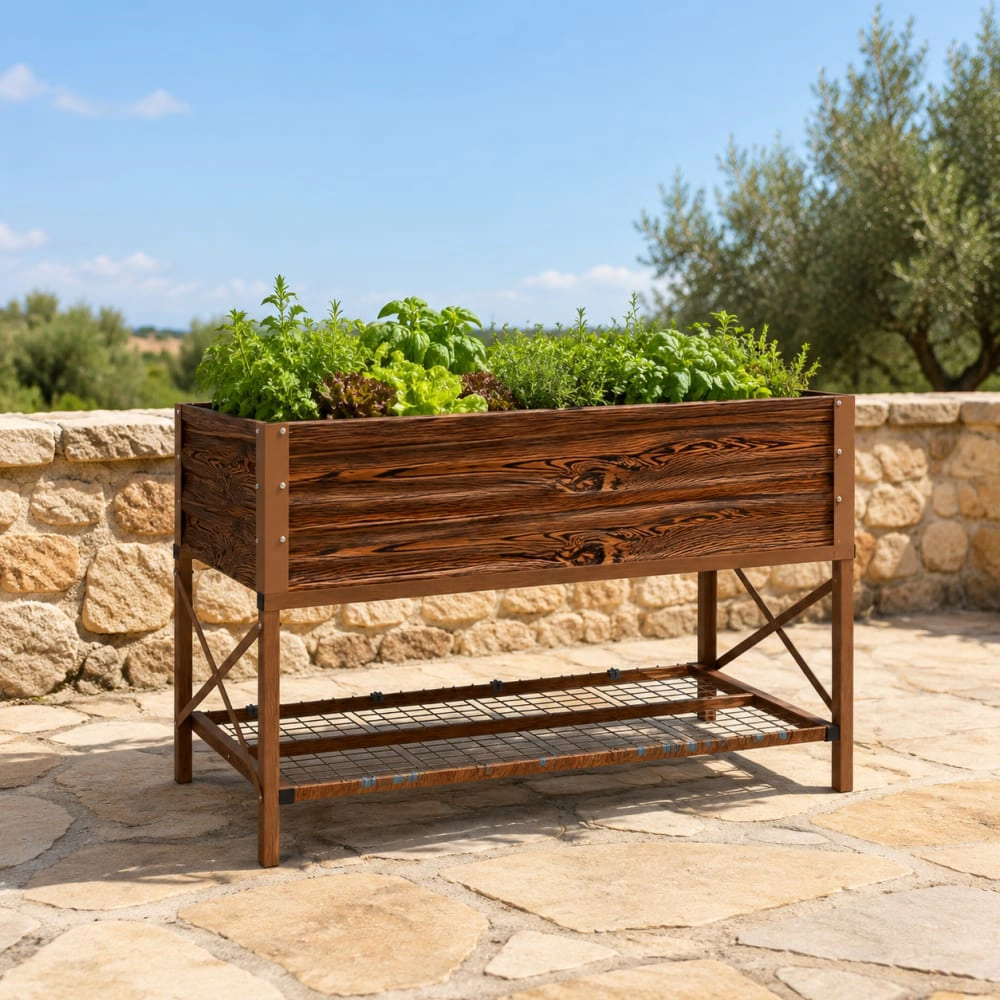 WOW PIONEER Tall Round Garden Planter Pot