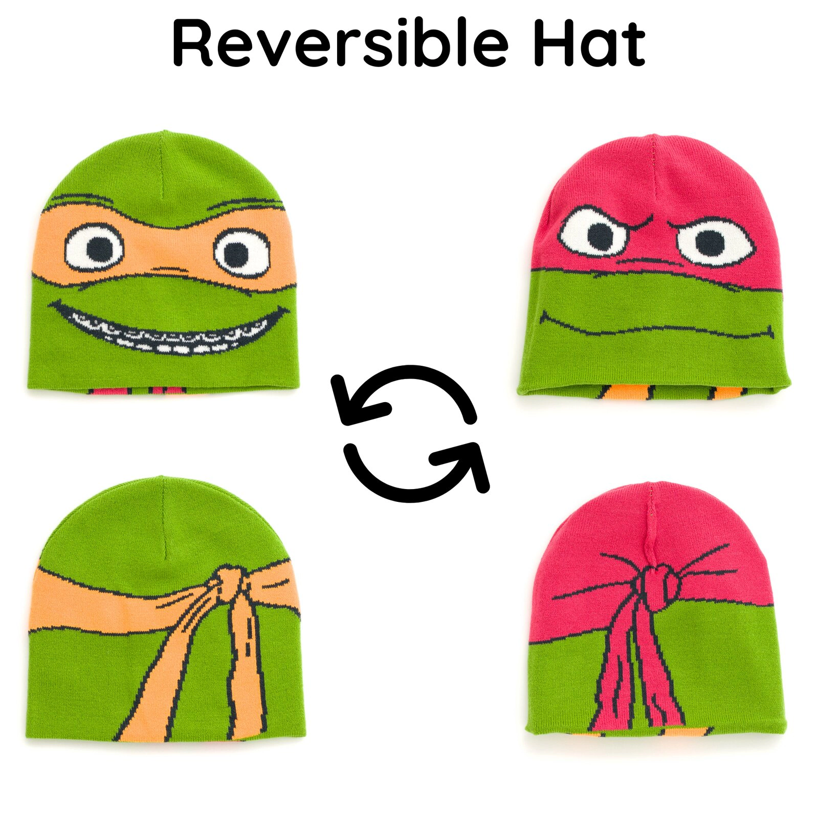 Teenage Mutant Ninja Turtles Boys' 2-Piece Fleece Sweatshirt and Hat Set
