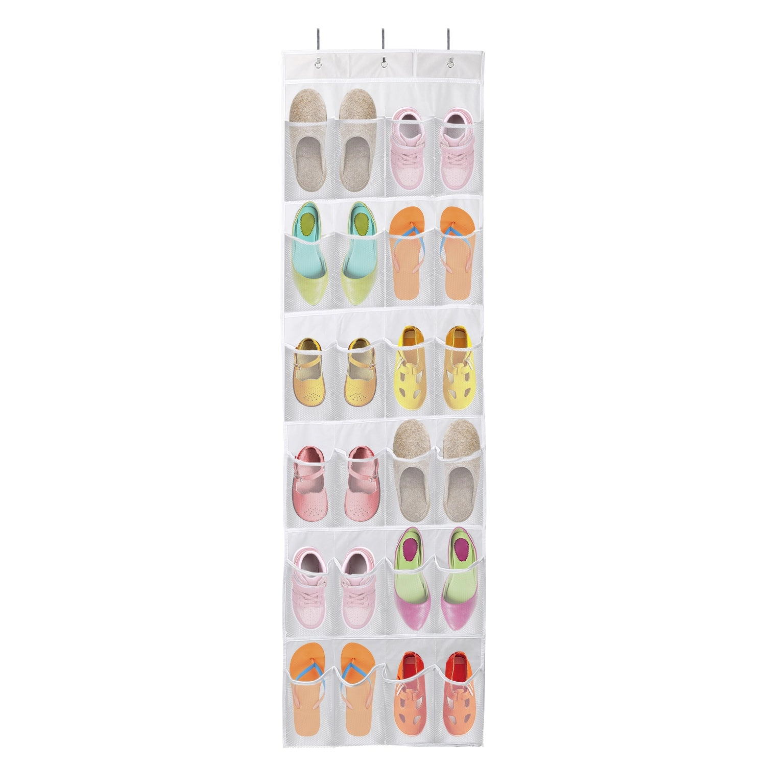 GBruno 24-Pocket Over-the-Door Shoe Organizer