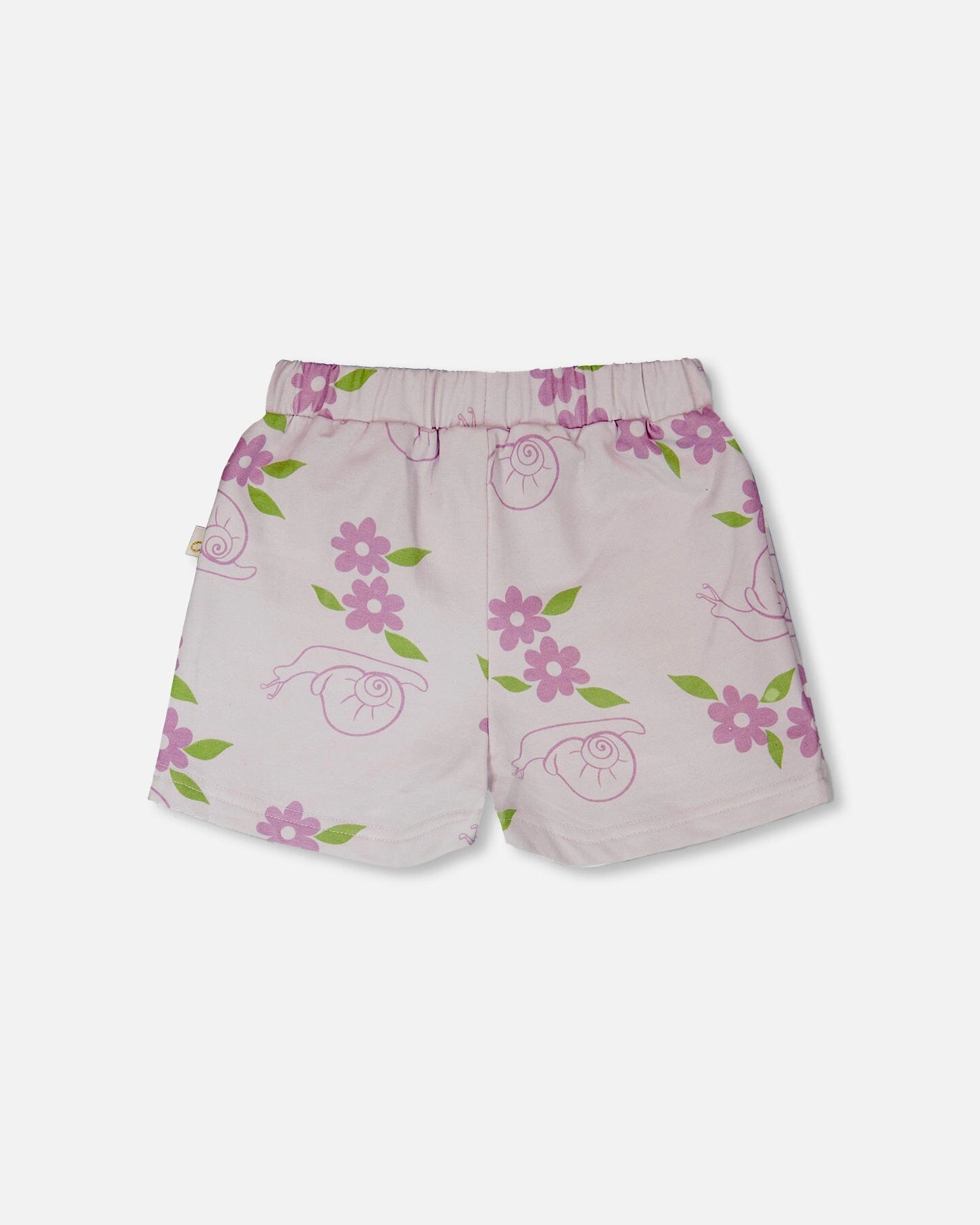 Deux par Girls French Terry Shorts Snails Print