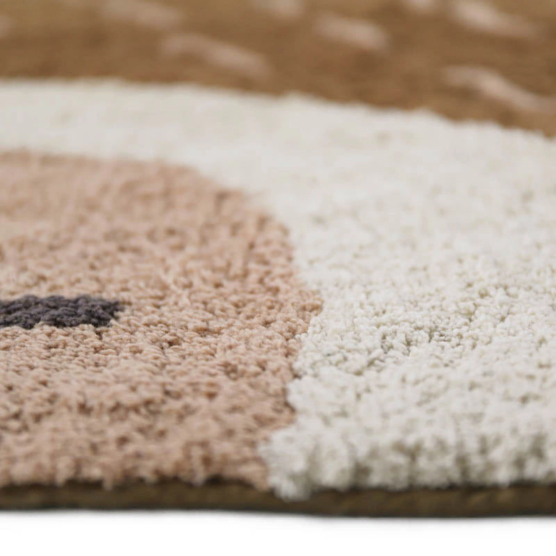 Nattiot Washable Cotton Baby Room Rug With Little Fox - Marlo
