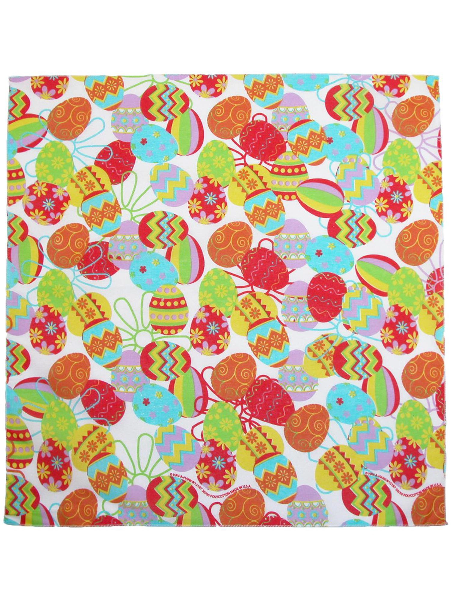 CTM Easter Egg Print Holiday Bandana