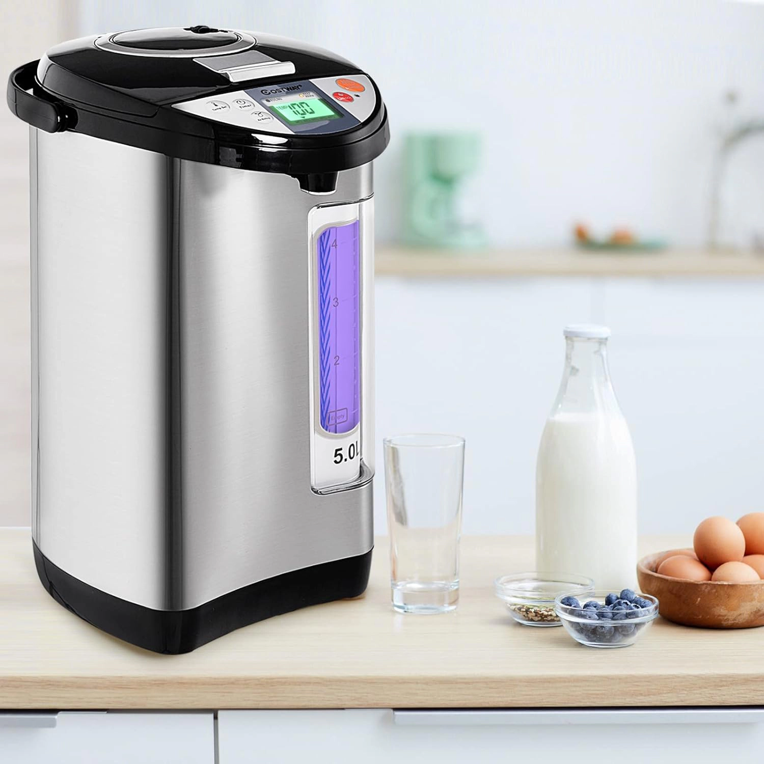 LJG 5-liter Electric LCD Water Boiler and Warmer