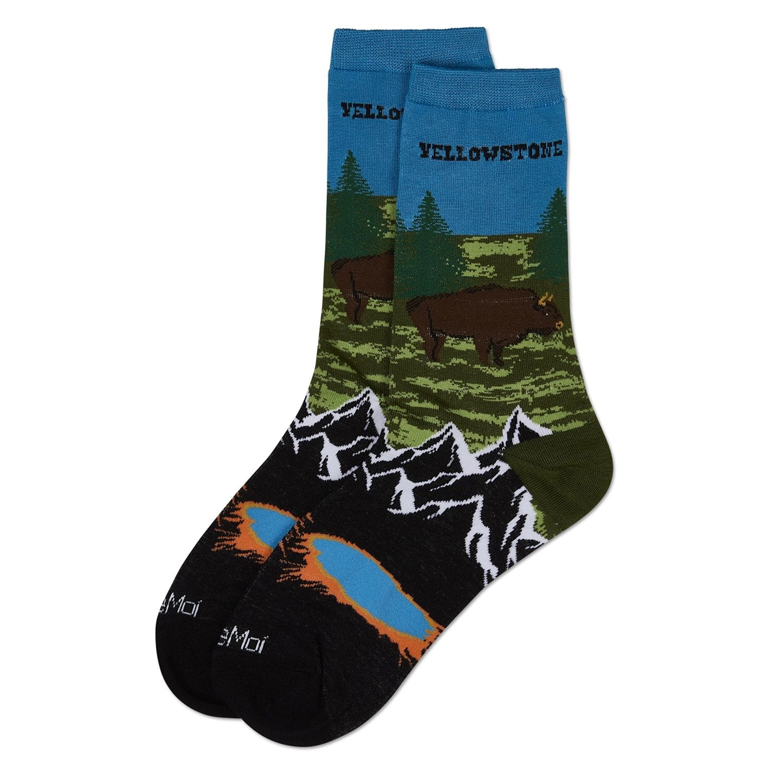 MeMoi Women's Yellowstone Rayon From Bamboo Crew Socks