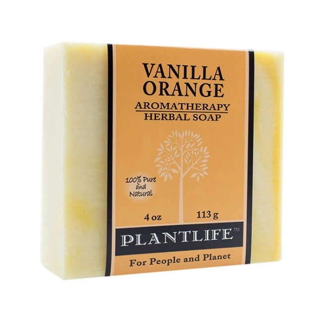 Plantlife Vanilla Orange Aromatherapy Herbal Soap