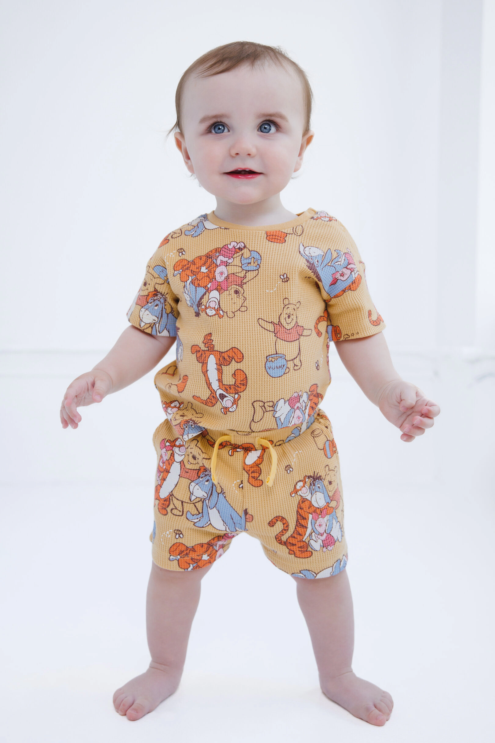 Disney Winnie the Pooh Boys' 2-Piece T-Shirt and Shorts Set