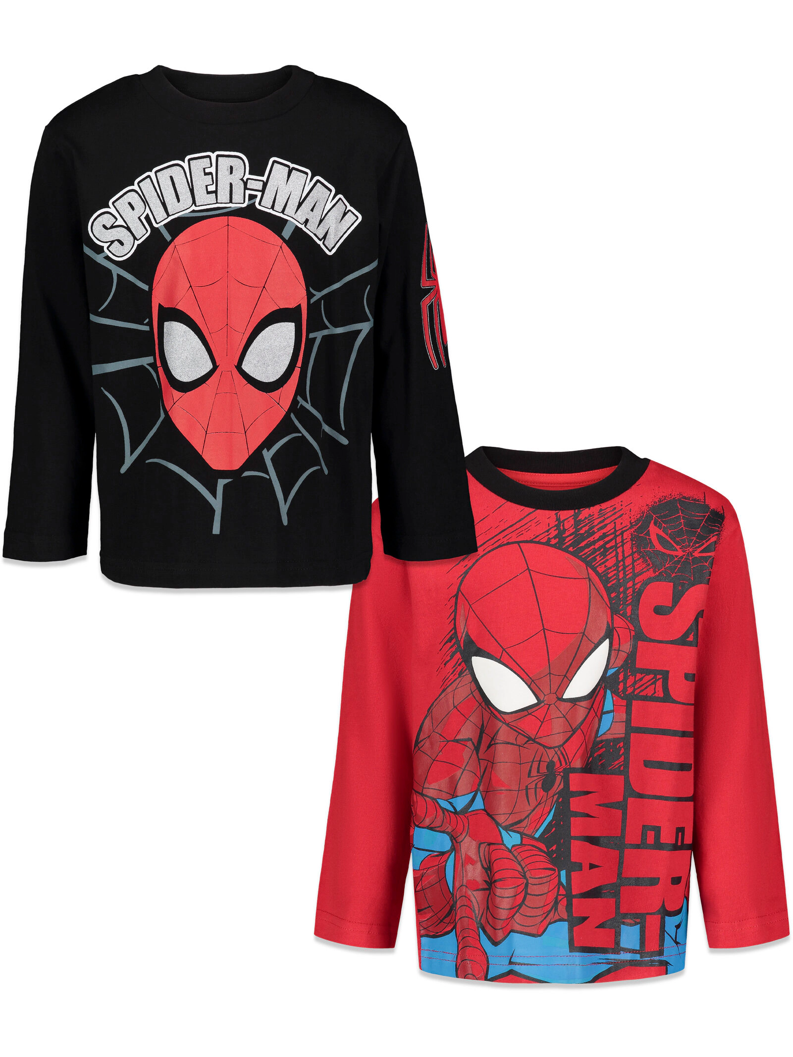 Marvel Spider-Man Boys' 2-Pack Long Sleeve T-Shirts