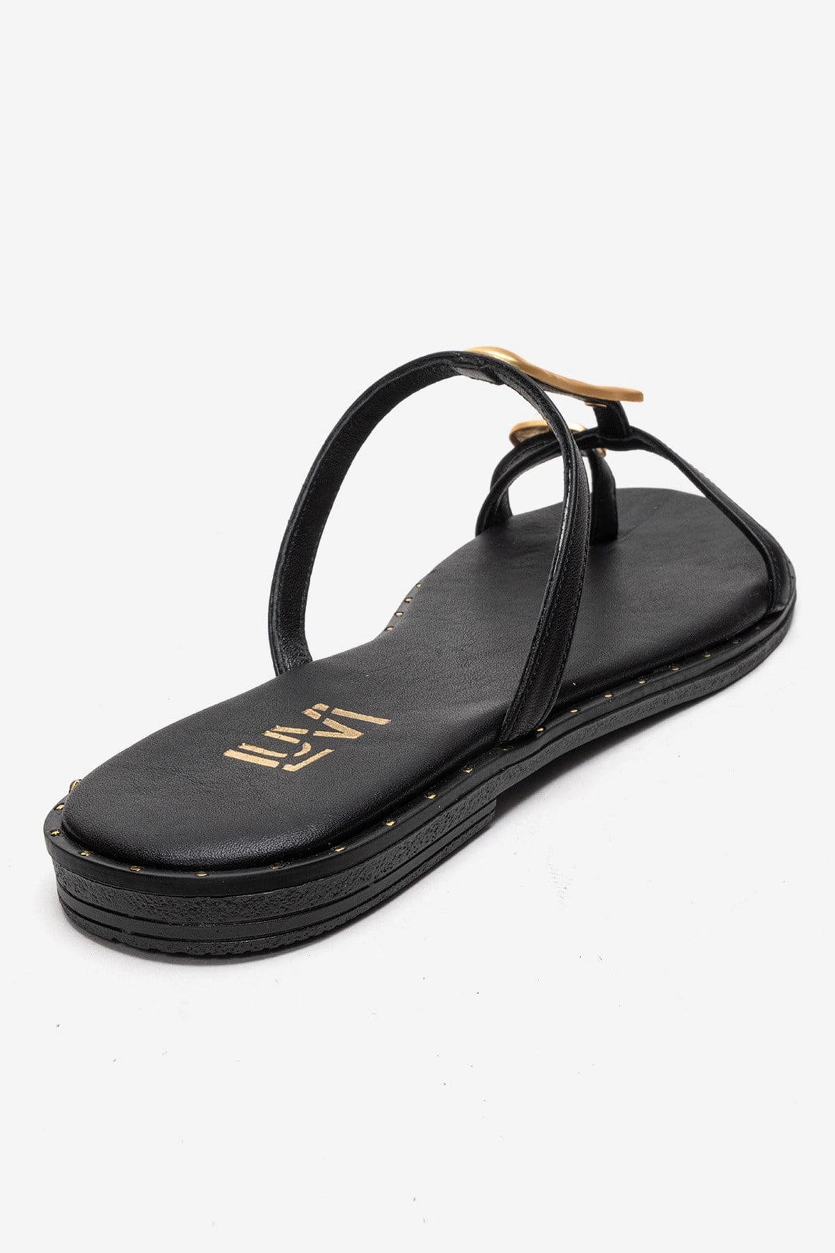 Forever & Always Womens Tessa Leather Thong Sandals
