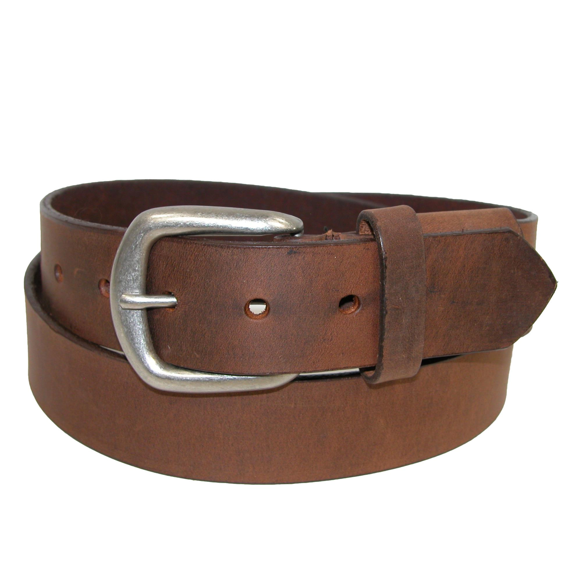 Boston Leather Men's Big & Tall Aged Bark Hidden Stretch Belt