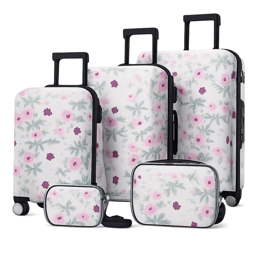 WOW PIONEER Durable Hard Case Spinner Luggage