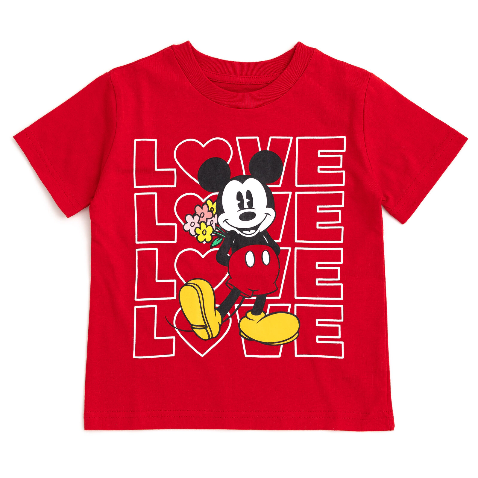 Disney Mickey Mouse Boys' Short Sleeve Graphic T-Shirt
